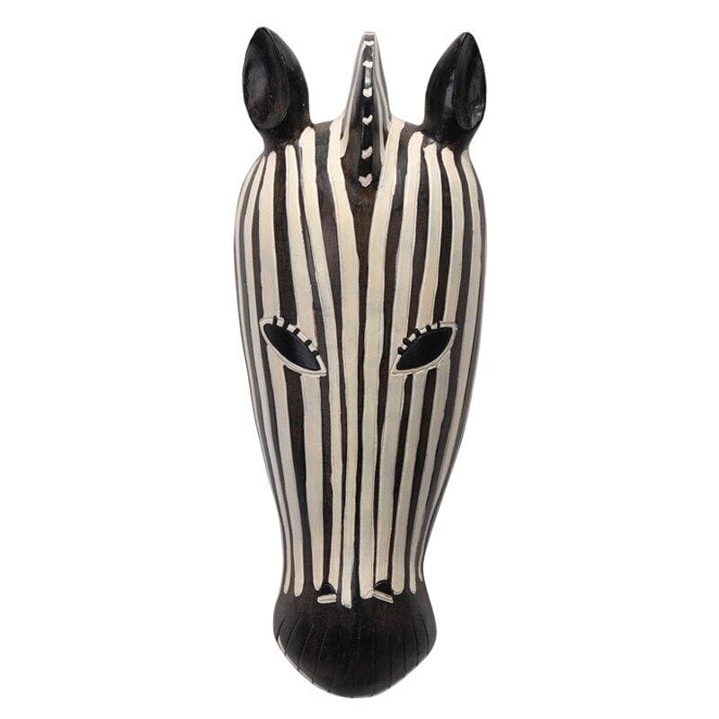 Statue Maske Zebra