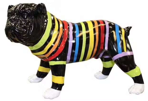 Statue Garten Bulldogge Design