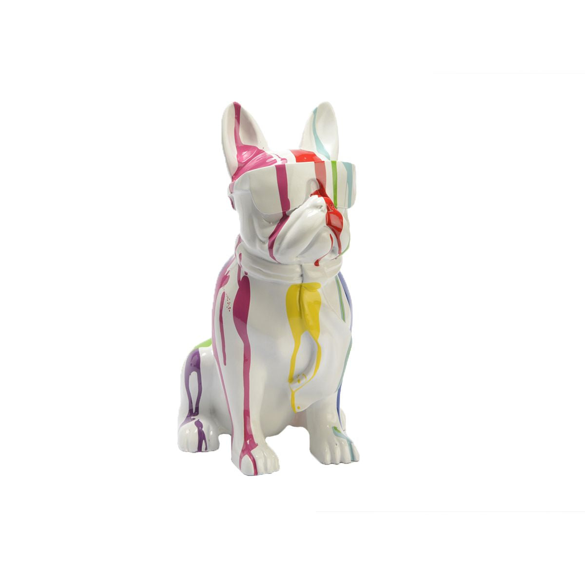 Tie bulldog staty