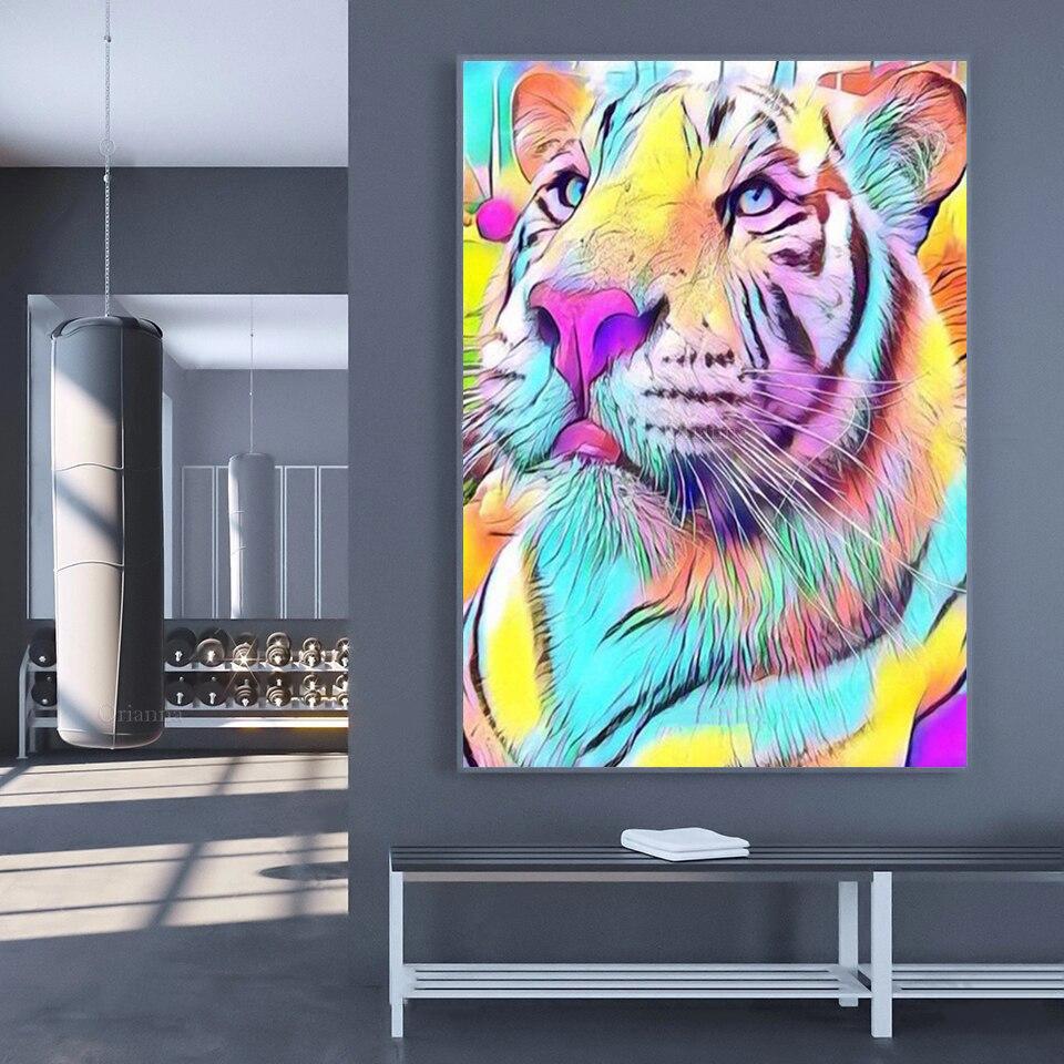 Wandbild weißer Tiger