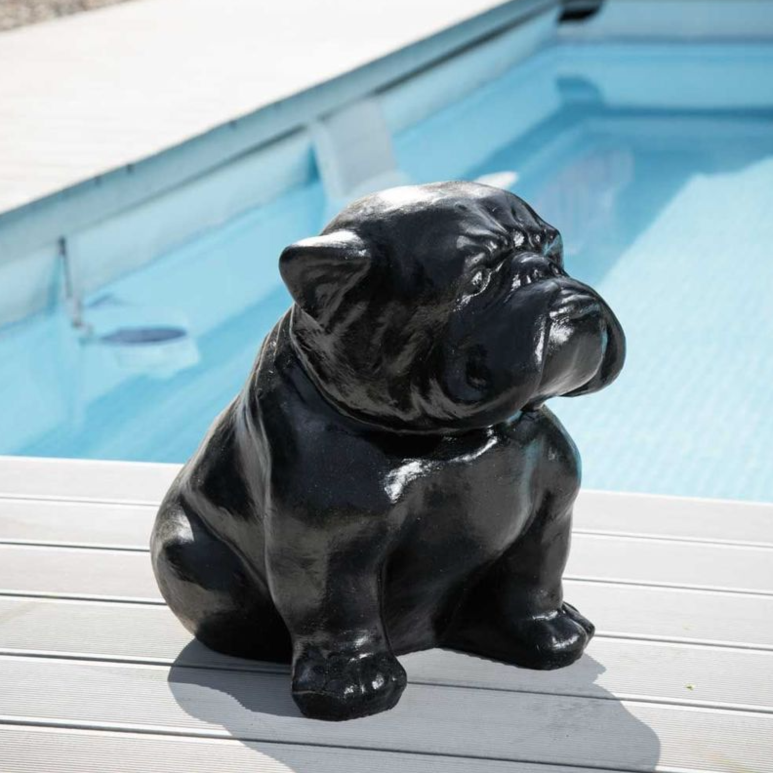 Zeitgenössische Bulldogge Garten Statue