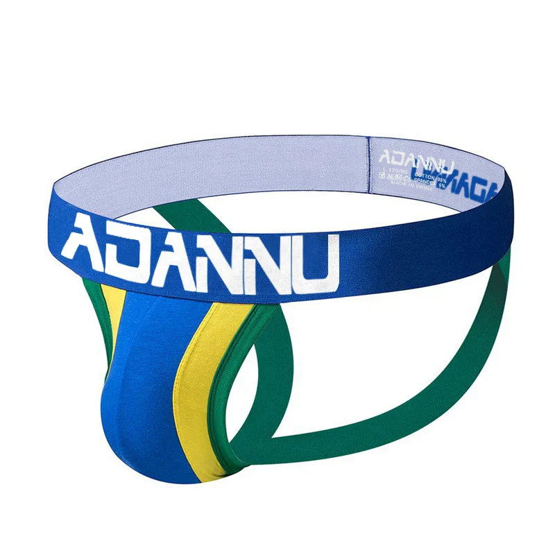 Monivärinen seksikäs miesten jockstrap-stringit