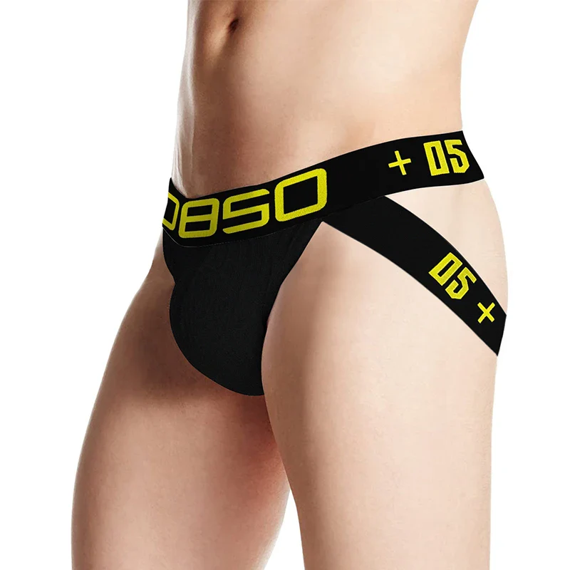 Seksikkäät puuvillaiset jockstrap-stringit miehille