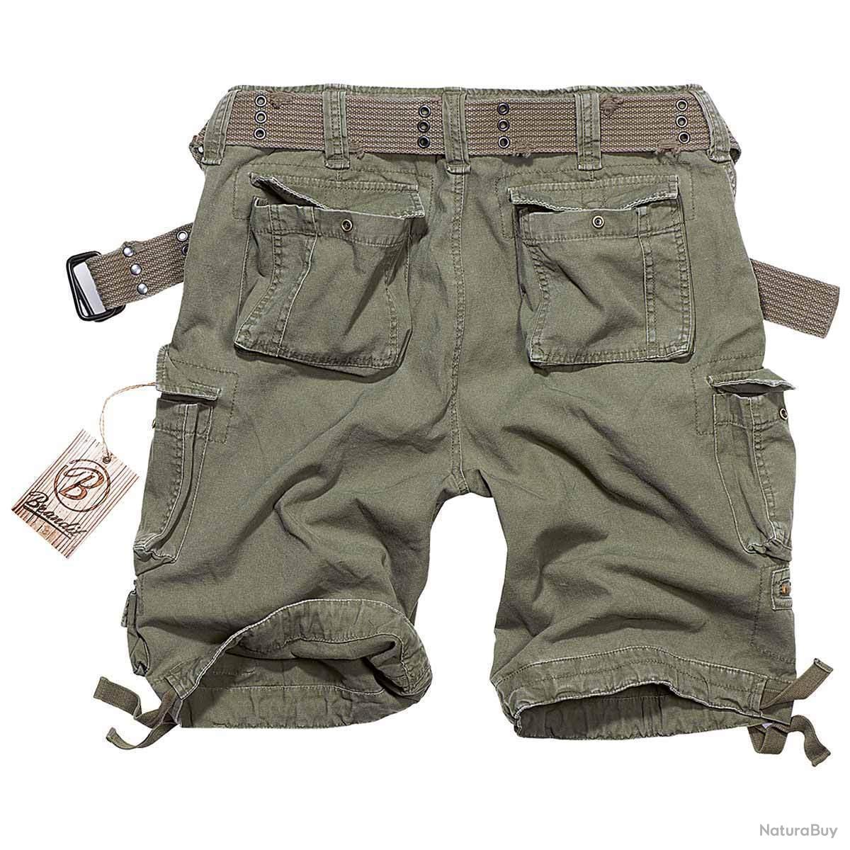 Brandit Savage Vintage rövidnadrág Olive zöld