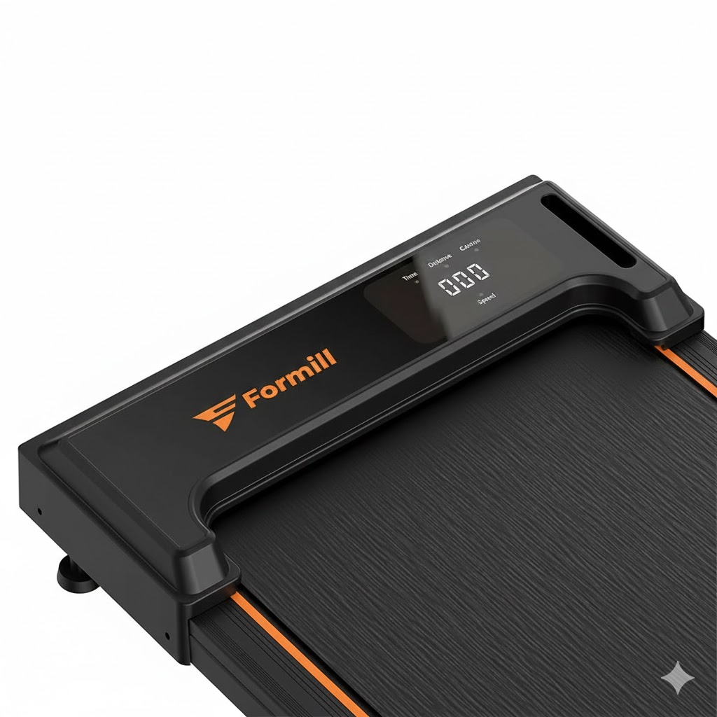 Kompakt löpband Formill FT-21 – Tyst löpband 6 km/h för hemmet och distansarbete