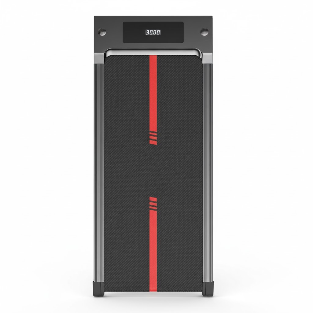 Fällbar elektrisk löpband – Walking pad 6 km/h 120 kg, tyst och utrymmesbesparande