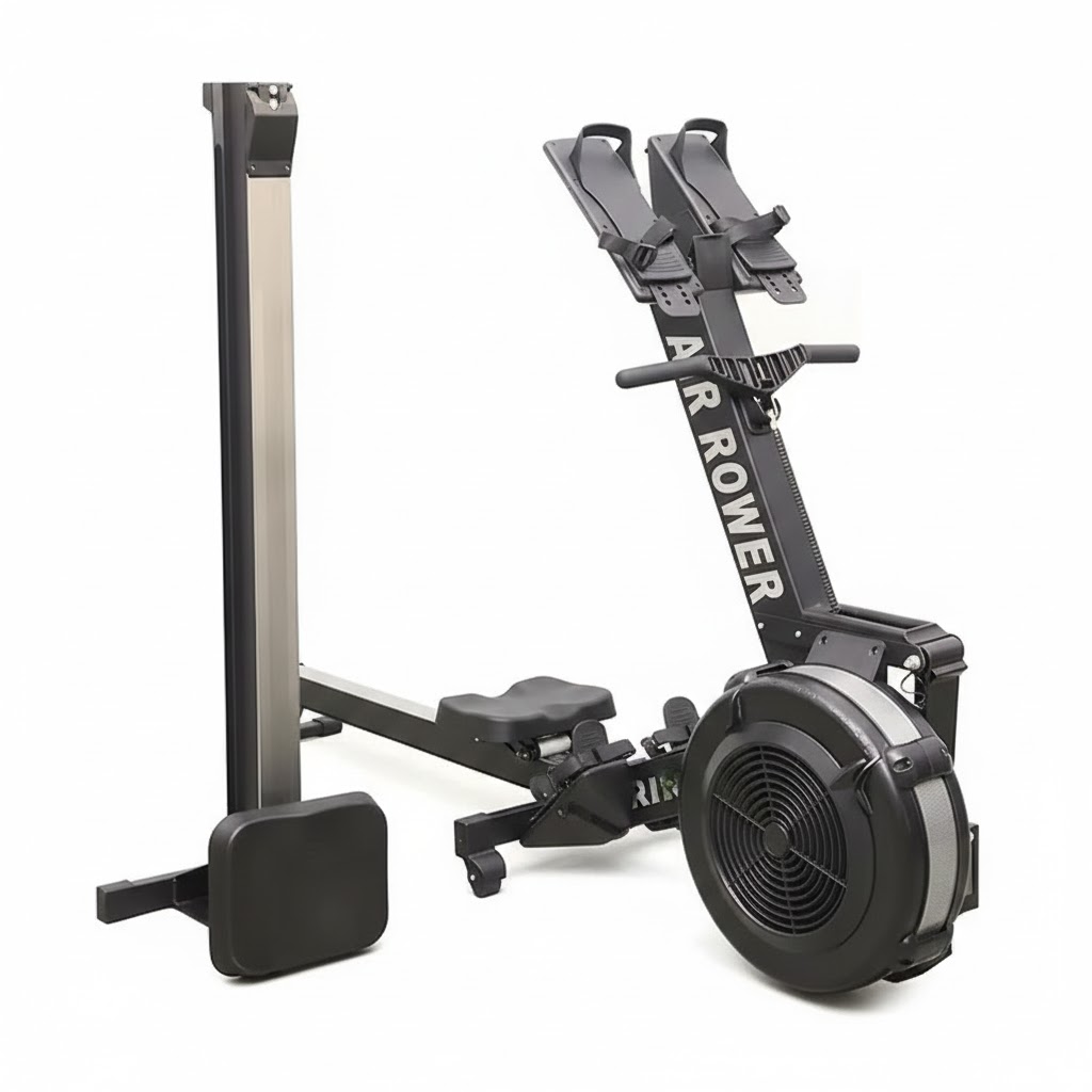 Roddmaskin MB-R408 150 kg – hopfällbar och ansluten luft-/magnetisk roddmaskin för hemgym