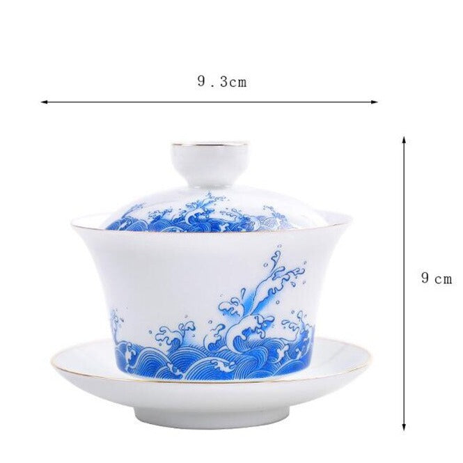 Порцеланов чайник Gaiwan 180 мл