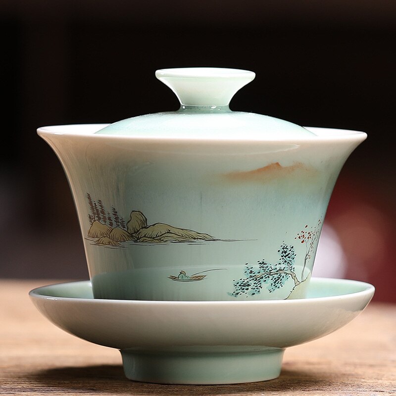 Gaiwan kinesisk tekanna och kopp 155 ml