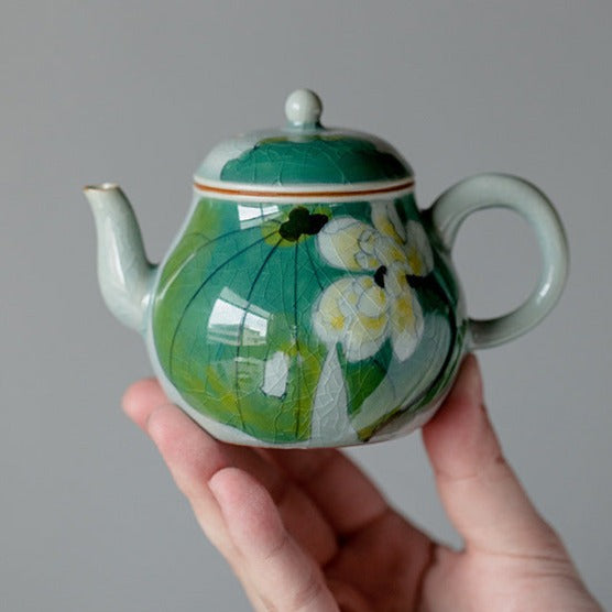Įtrūkęs emalio keramikos arbatinukas 150-170ml