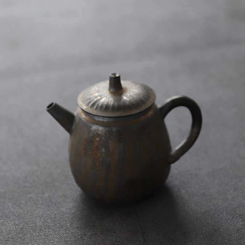 Senovinis japoniškas arbatinukas Kyusu 175 ml