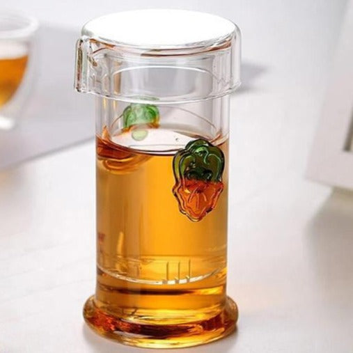 Mini stiklinis arbatinukas 150 ml