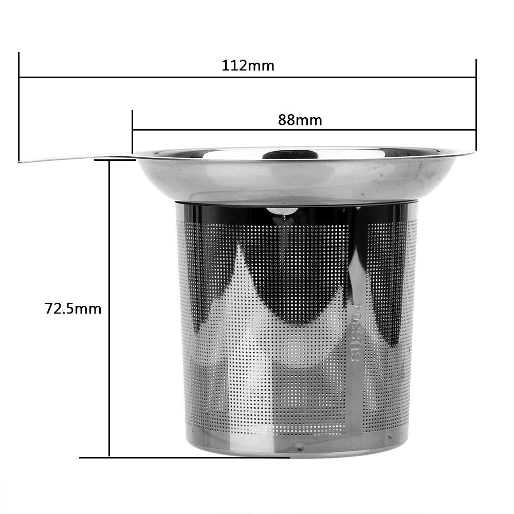Универсален филтър за чай от неръждаема стомана