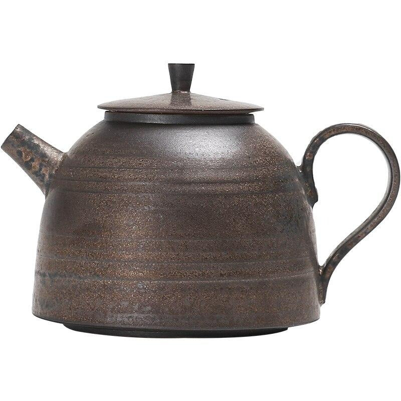 Senovinis emaliuotas keraminis arbatinukas 175 ml