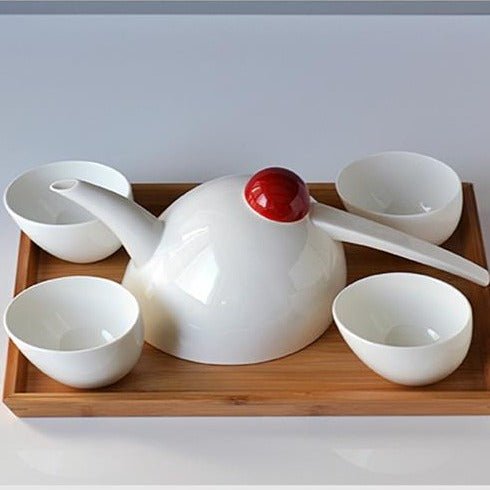 Modern porcelán teáskanna 1L