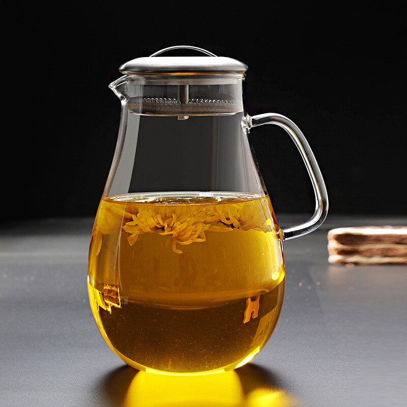 Skandinaviško stiklo arbatinukas 1,5 l-1,8 l