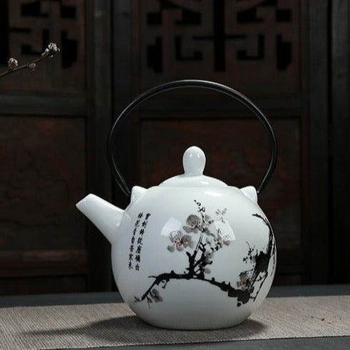 Japoniško rašto porcelianinis arbatinukas 800 ml