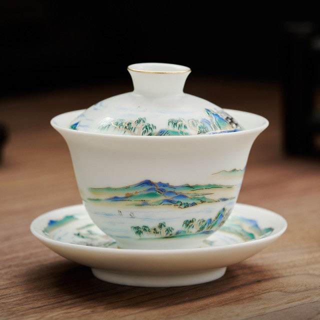 Gaiwan kínai porcelán teáskanna 180ml