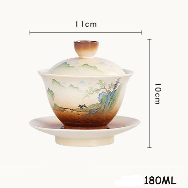 Gaiwan liten kinesisk tekanna 180 ml