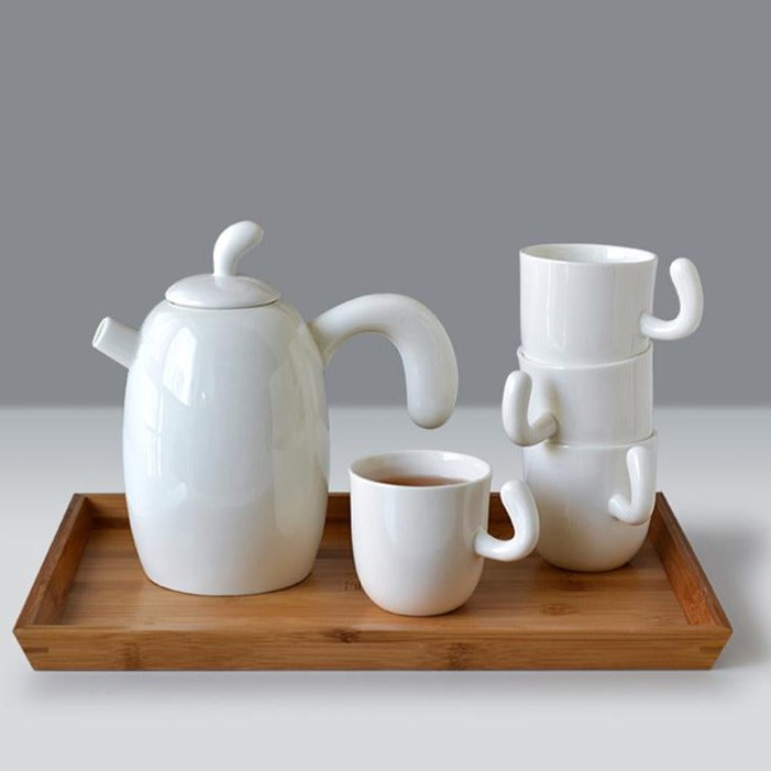 Porcelán design teáskészlet 900ml