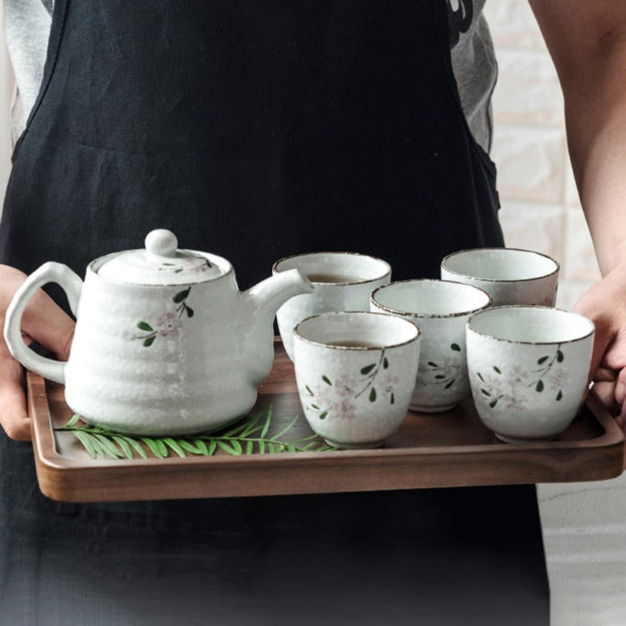 Gėlių arbatos rinkinys 5 puodeliai 590ml