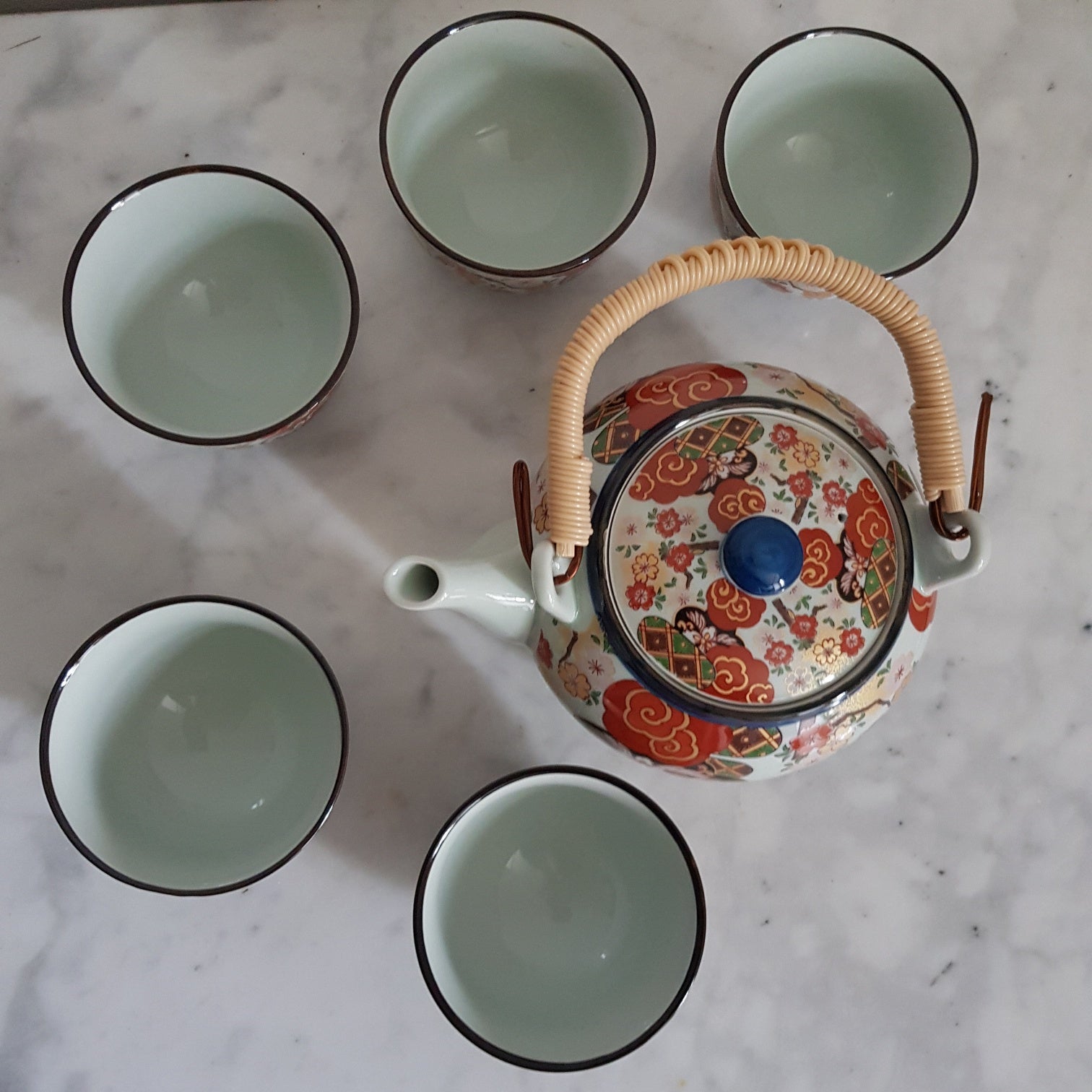 Japoniško porceliano arbatos servizas 550 ml