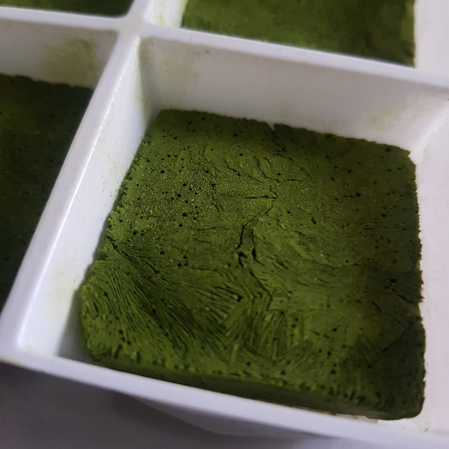 Ekologiška japoniška Matcha arbata Dideli liofilizuoti kubeliai
