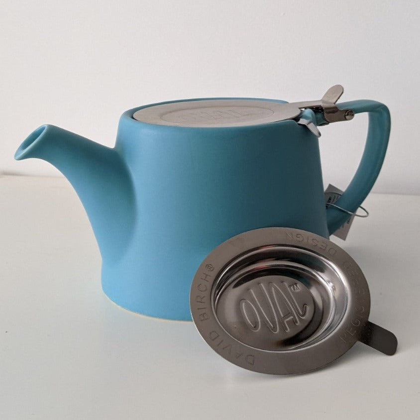 Mėlynas ovalus angliškas arbatinukas London Pottery 750ml