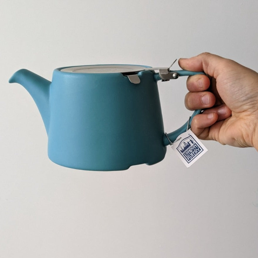 Mėlynas ovalus angliškas arbatinukas London Pottery 750ml