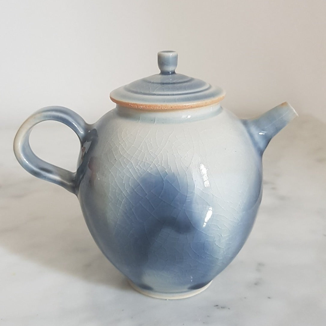 Mėlynas kiniško porceliano arbatinukas 120ml