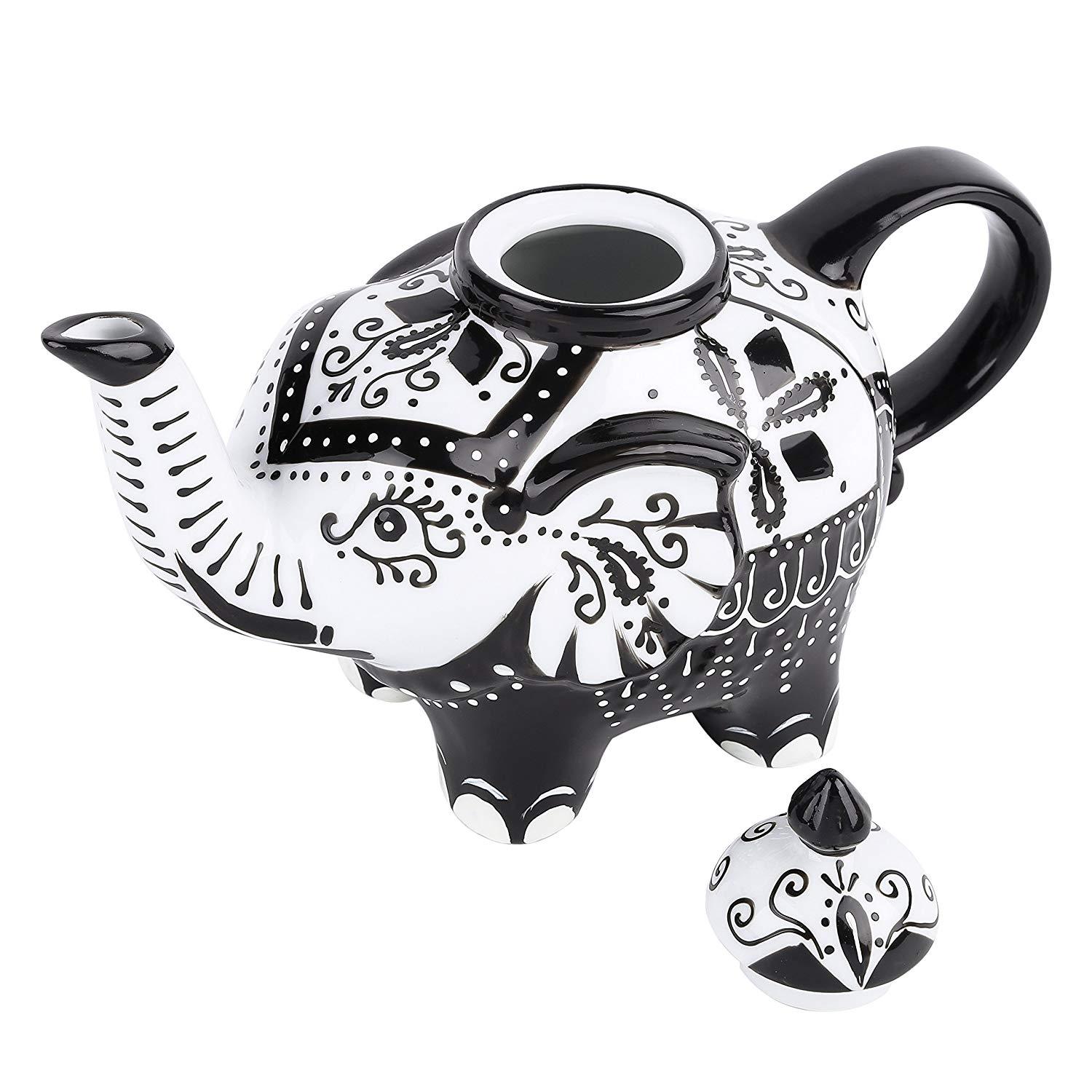 Porcelianinis arbatinukas su drambliuku 800 ml