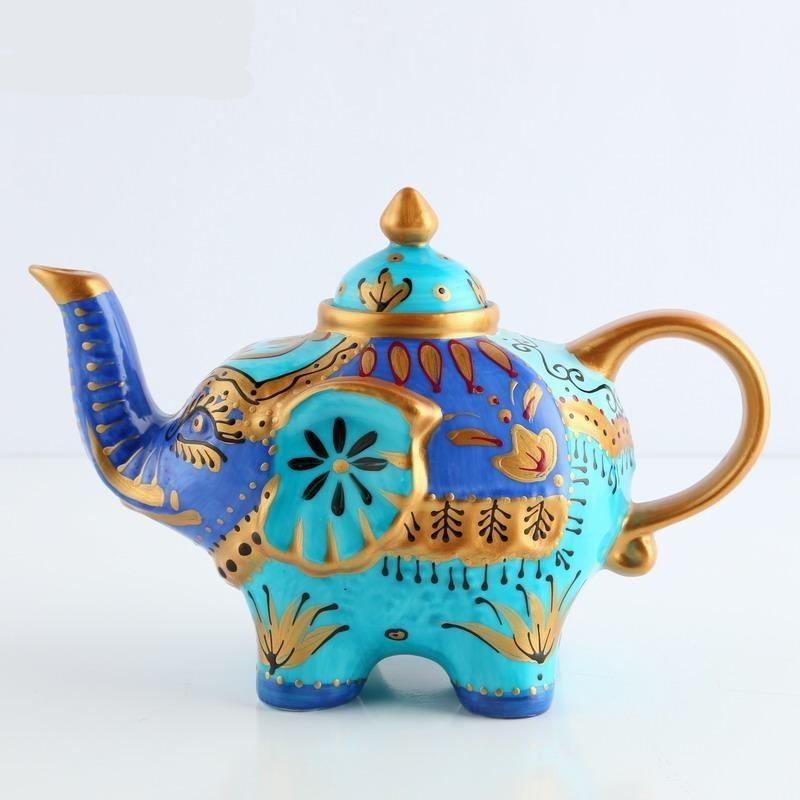 Mėlynasis dramblys Porcelianinis arbatinukas 800 ml