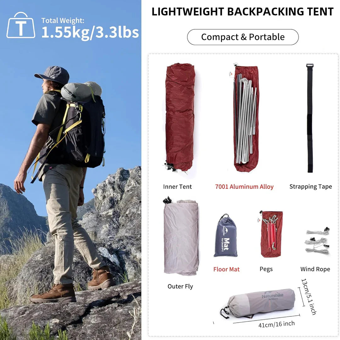 1 person tält backpacking