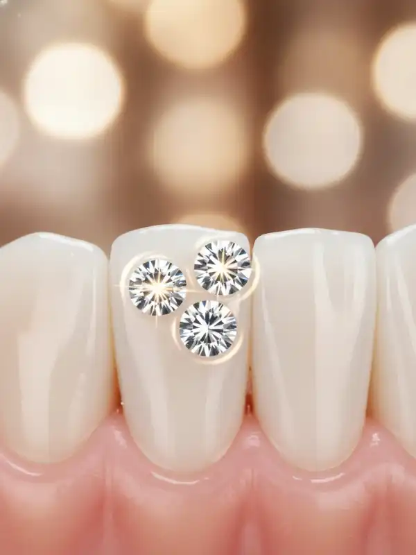 gekleurde tandstrass