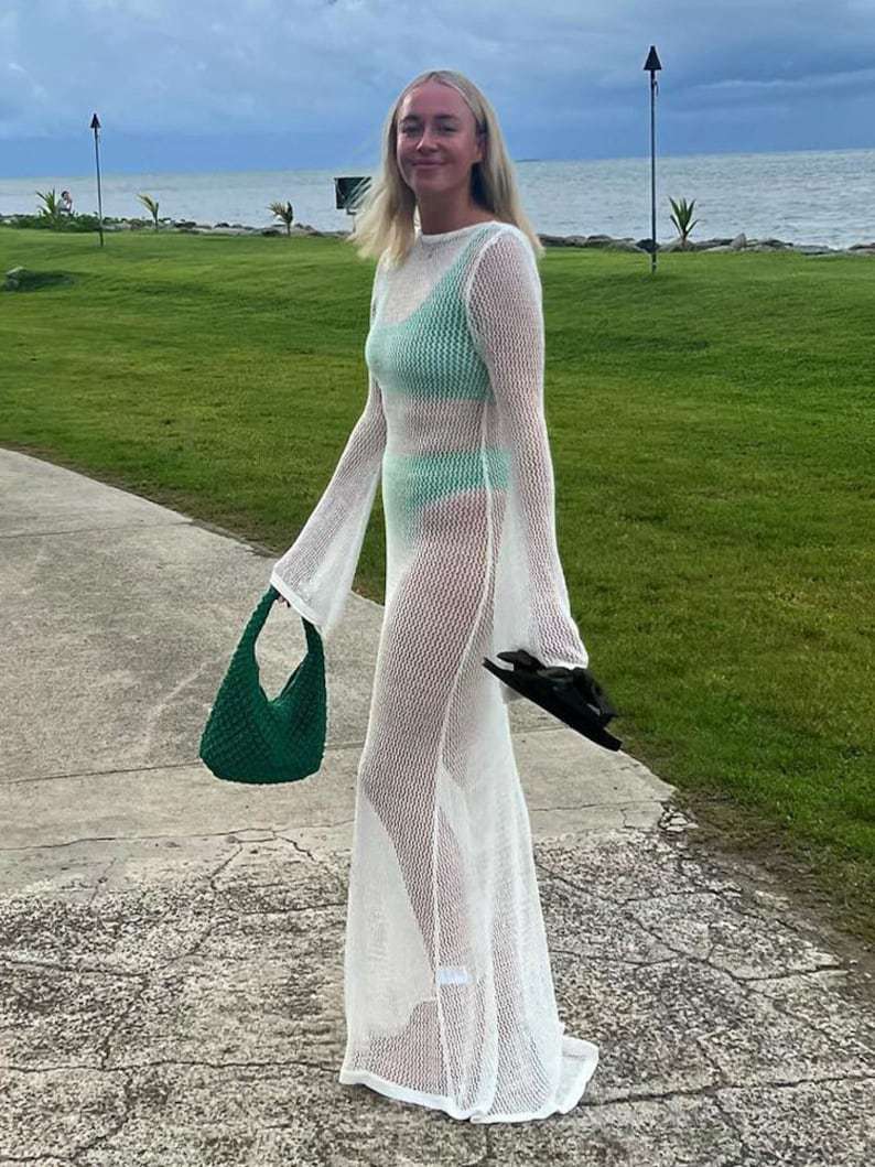 Vollständig transparentes Kleid