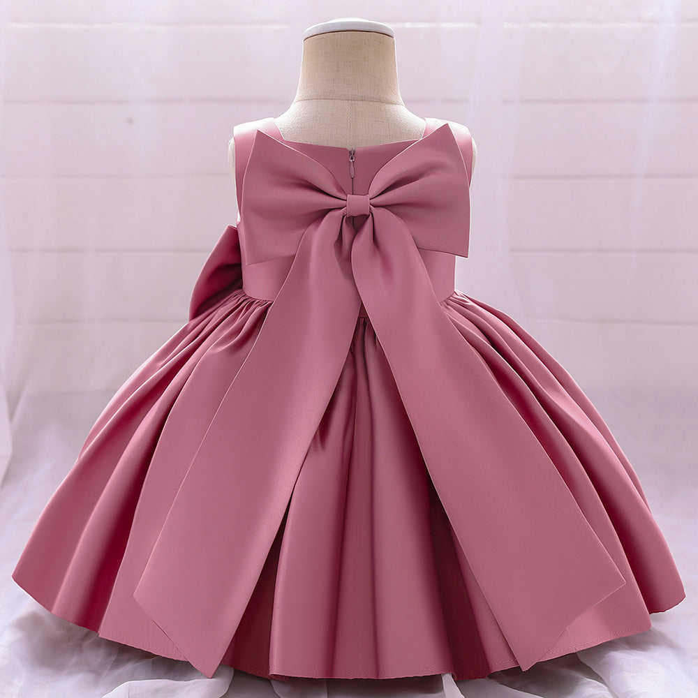 Zeremonielles Kleid, Baby, Mädchen, satiniert