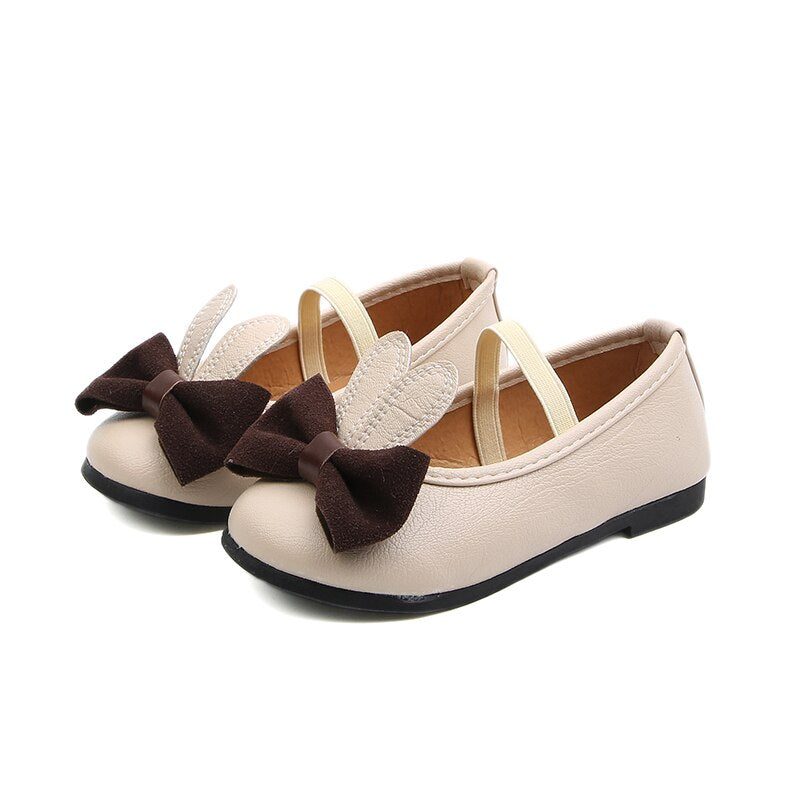 Baby-Ballerinas Kaninchen beige