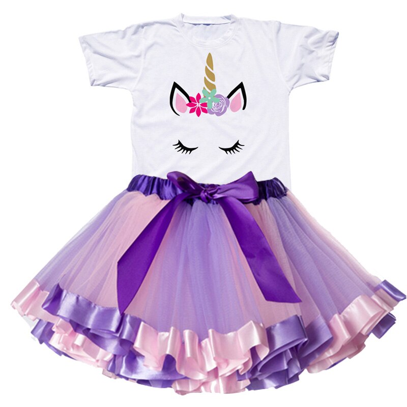 Vestido unicornio niña