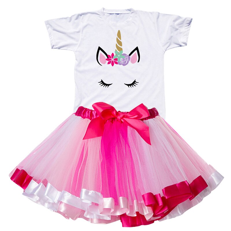 Vestido unicornio niña