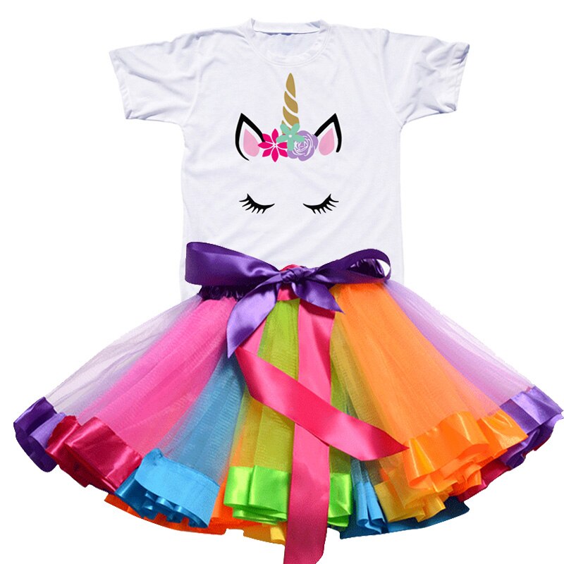 Vestido unicornio niña