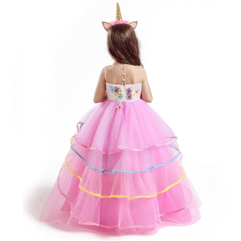 Vestido de princesa unicornio