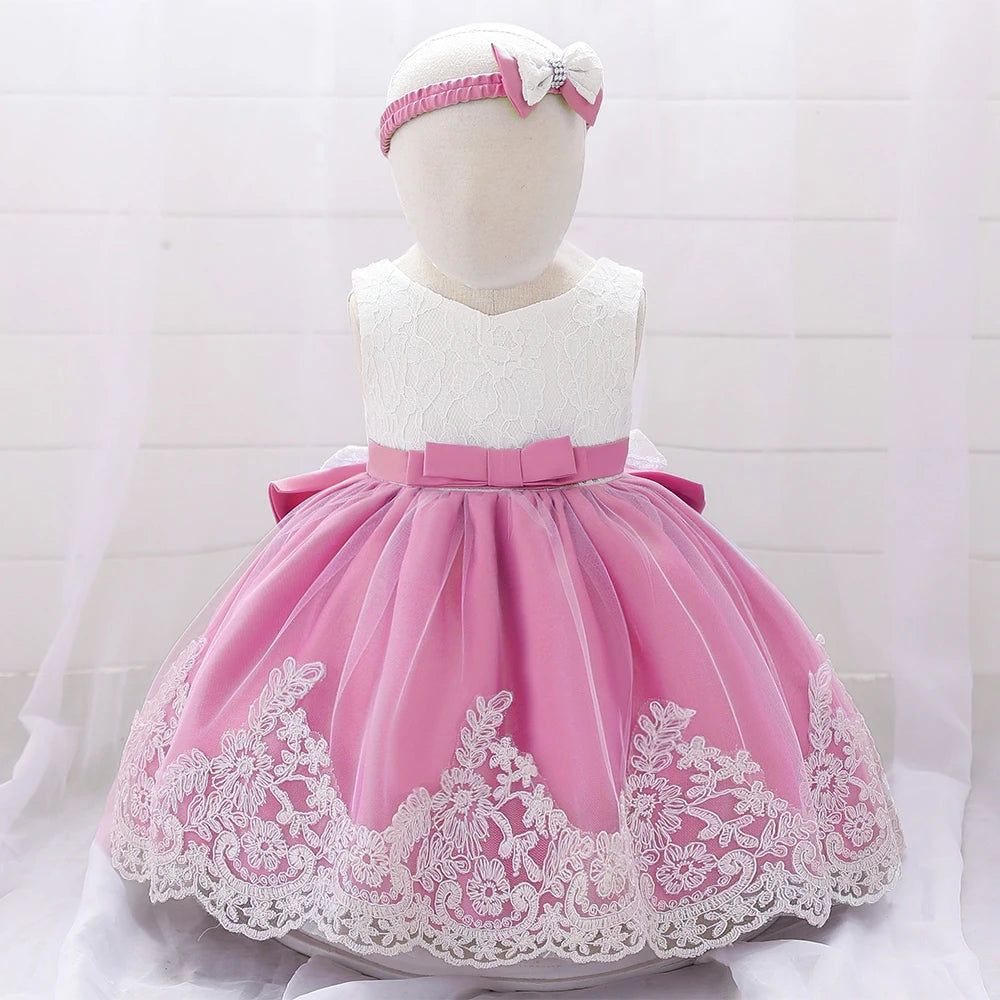 Vestido princesa bebe real