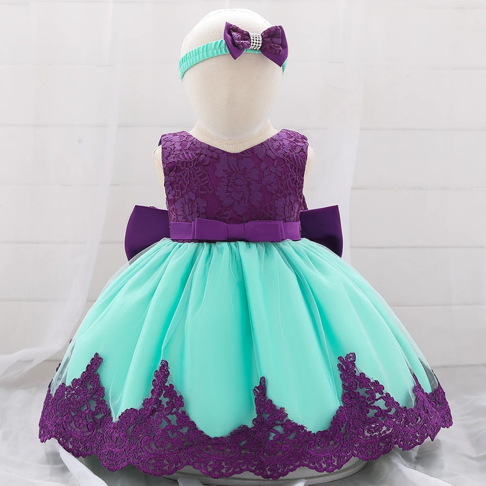 Vestido princesa bebe real