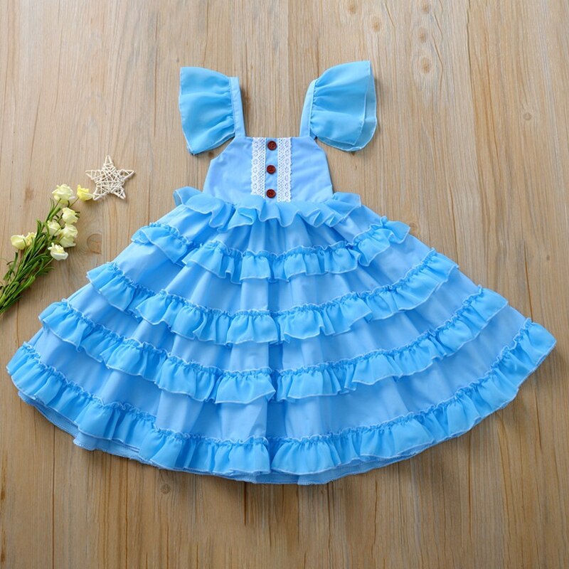 Kleid Prinzessin, Mädchen, blau