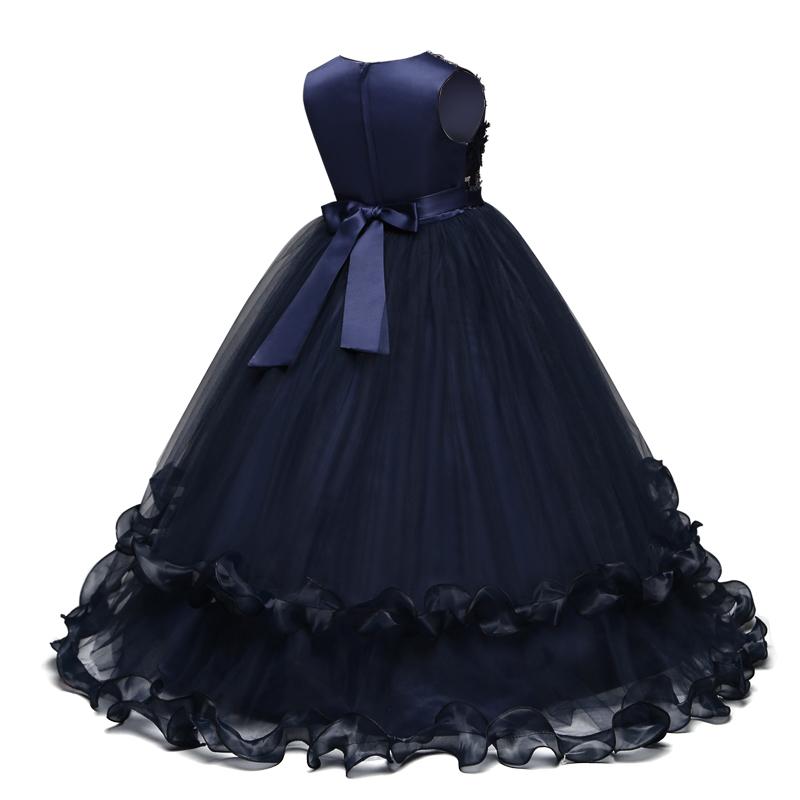 Vestido princesa elegancia azul