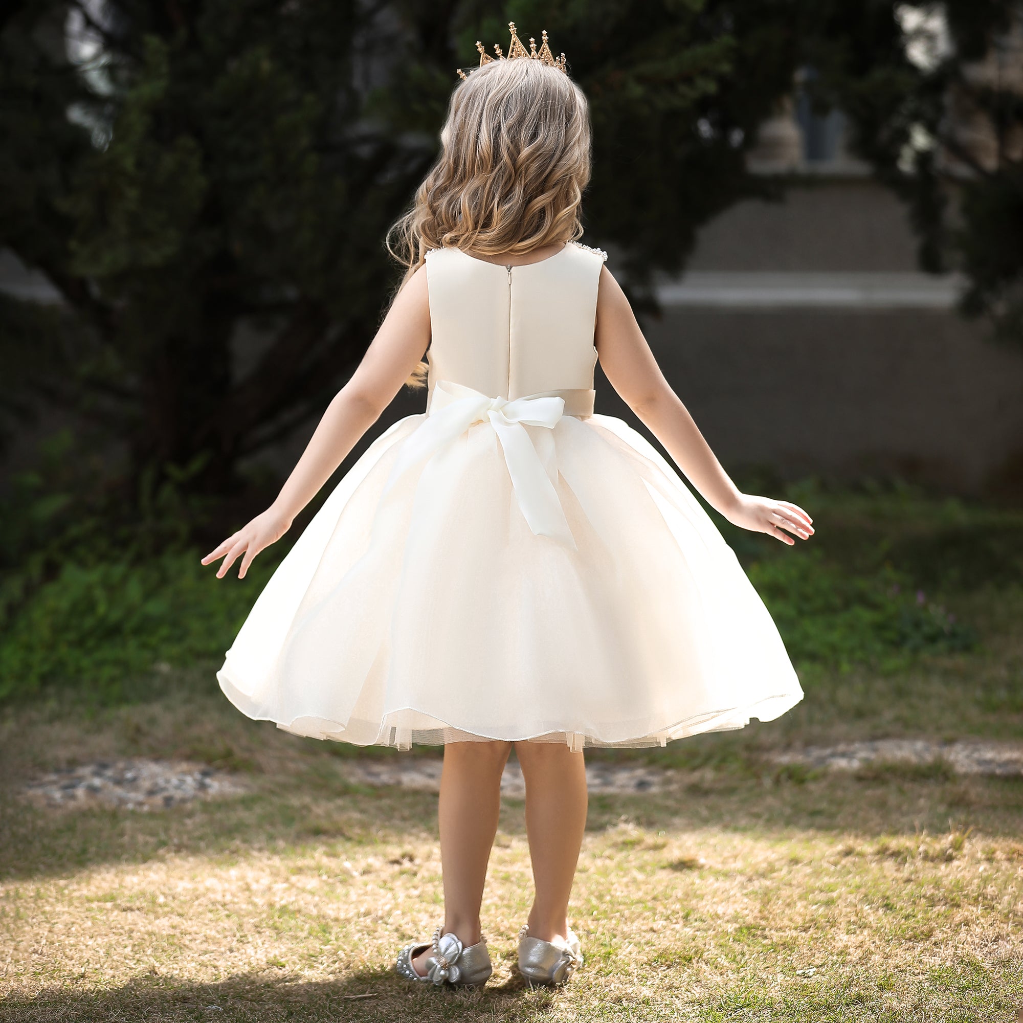 Vestido de ceremonia niña blanco