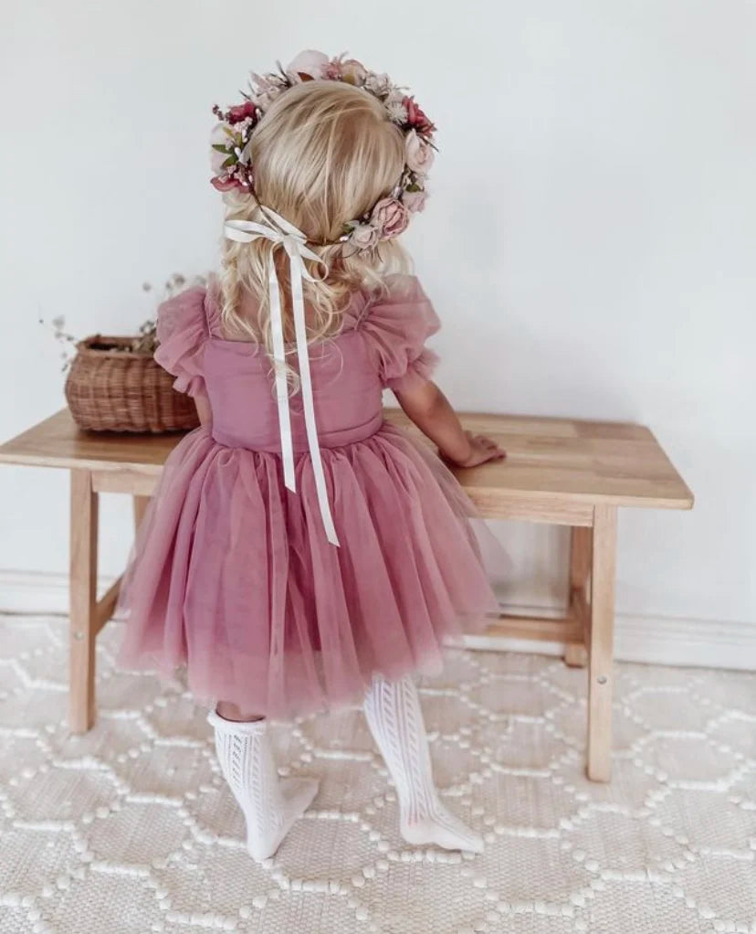 Vestido casual infantil rosalie