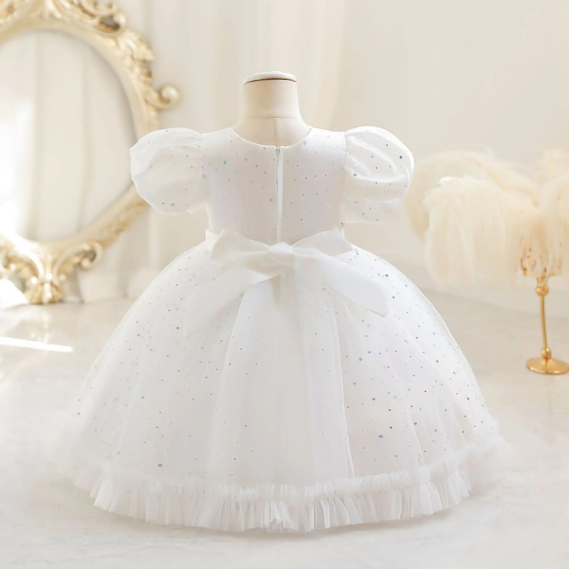 Kleid für Babyparty für Mädchen Himmel