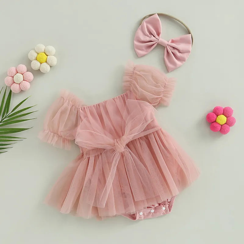 Baby tulle romper