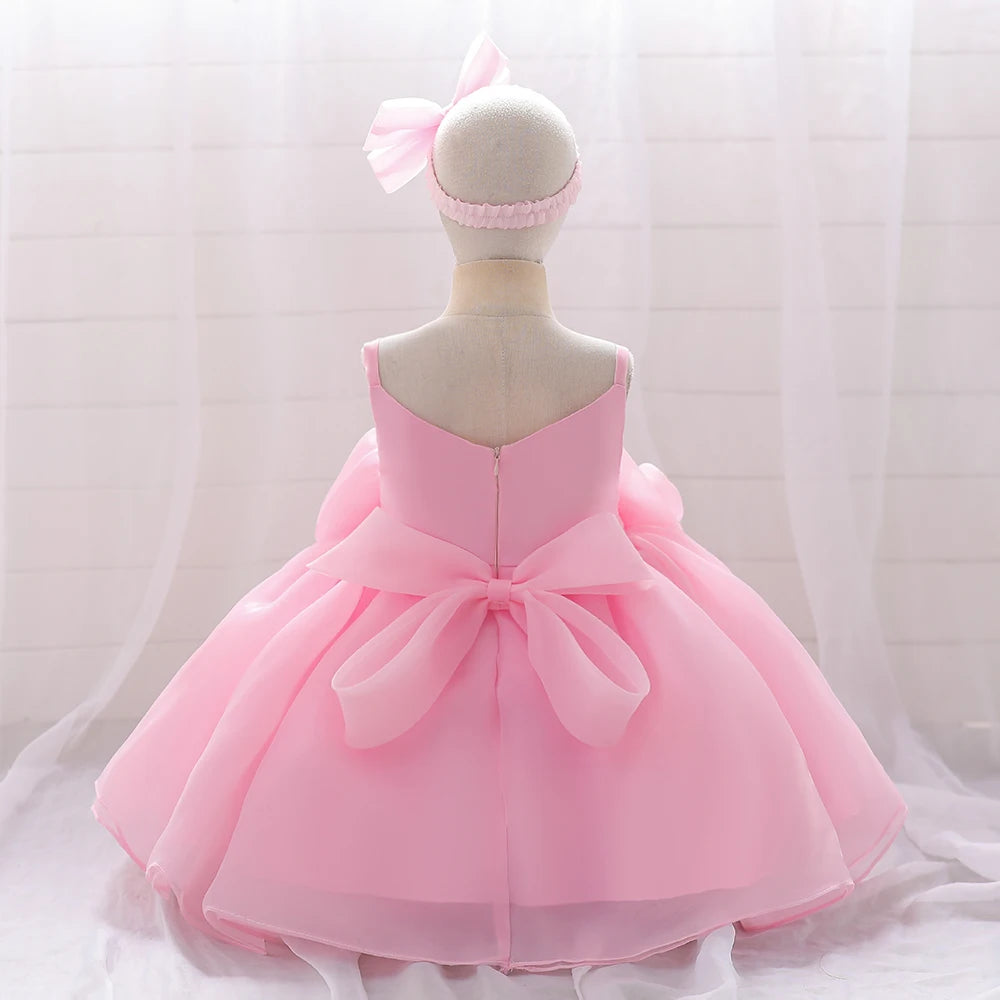 Vestido de cumpleaños para bebé rosie